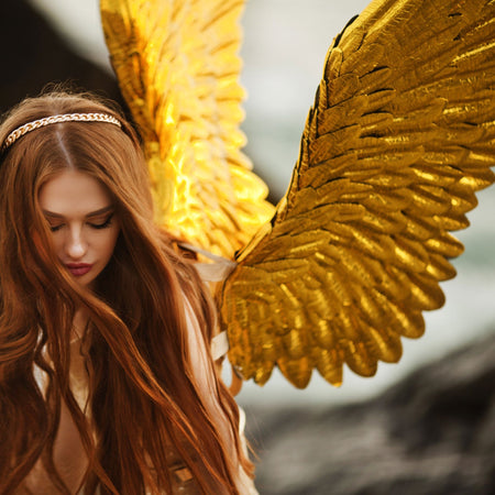 Alas de ángel de plumas reales para adultos y niños - SACASUSA 