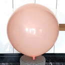 36 pulgadas redondo paquete de 5 piezas color naranja pastel calidad espesar látex globos gigantes baby shower género revelar cumpleaños boda compromiso fiesta decoración - SACASUSA