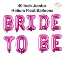 Banner de letras Jumbo BRIDE TO BE de 40 pulgadas, rosa, oro rosa, plata, decoración negra, globo, despedida de soltera, despedida de soltera, favores de fin de semana - SACASUSA