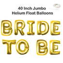 Banner de letras Jumbo BRIDE TO BE de 40 pulgadas, rosa, oro rosa, plata, decoración negra, globo, despedida de soltera, despedida de soltera, favores de fin de semana - SACASUSA