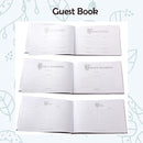 Boda nupcial Marrón Nudo de amor Arco de satén Anillo blanco Almohada Portador Flor Chica Cesta Libro de visitas Pluma conjunto Pastel Cuchillo Servidor Conjunto álbum de fotos - SACASUSA