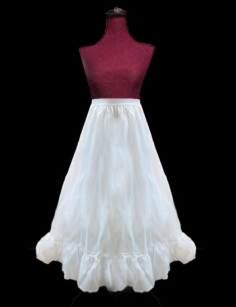 A-line crinoline petticoat, semi-full hoopless wedding dress underskirt, layered underskirt for women, one size. SML XL 24"-35" waist