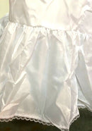 A-line crinoline petticoat, semi-full hoopless wedding dress underskirt, layered underskirt for women, one size. SML XL 24"-35" waist
