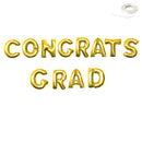 FELICITACIONES GRAD- Globos DIY con letras gigantes de 40" Decoraciones para fiestas de graduación Oro rosa, rosa, plata, oro, globos negros Decoración Flotador de helio - SACASUSA