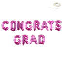 FELICITACIONES GRAD- Globos DIY con letras gigantes de 40" Decoraciones para fiestas de graduación Oro rosa, rosa, plata, oro, globos negros Decoración Flotador de helio - SACASUSA