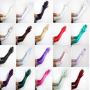 Guantes de satén nupciales de grado A, extralargos, blancos, 23 pulgadas sobre el codo, fiesta de Halloween, Cosplay, formal, años 20, longitud operativa, fiesta de graduación - SACASUSA