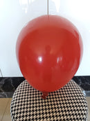 Juego de 10 unidades de 18 pulgadas de látex grueso de color rojo granate, globos grandes para Baby Shower, revelación de género, decoración para fiesta de compromiso, boda y cumpleaños - SACASUSA
