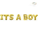 Jumbo 40" Globos Banner- ES UN NIá‘O - Baby Shower- Oro Plata Rosa Oro Rosa Azul Negro -Gran XL Globos Fiesta Decoración Fiesta celebración - SACASUSA