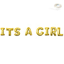 Jumbo 40" Globos Banner- ES UNA NIá‘A - Baby Shower- Oro Plata Rosa Oro Rosa Azul Negro -Gran XL Globos Fiesta Decoración Fiesta celebración - SACASUSA