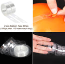 Kit de tiras para decoración de globos, guirnalda de arco, tira de cinta para globos de 32 pies, 10 clips de flores, herramienta para atar, 300 puntos de pegamento para fiesta, Baby Shower - SACASUSA