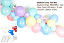 Kit de tiras para decoración de globos, guirnalda de arco, tira de cinta para globos de 32 pies, 2 herramientas para atar 300 puntos de pegamento para fiesta, boda, cumpleaños, baby shower - SACASUSA