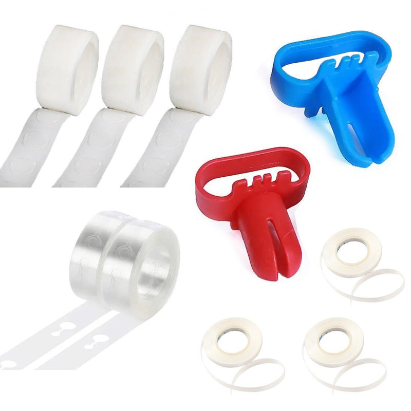 Kit de tiras para decoración de globos, guirnalda de arco, tira de cinta para globos de 32 pies, 20 clips de flores, herramienta para atar, 300 puntos de pegamento para fiesta, Baby Shower - SACASUSA