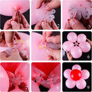 Kit de tiras para decoración de globos, guirnalda de arco, tira de cinta para globos de 32 pies, 20 clips de flores, herramienta para atar, 300 puntos de pegamento para fiesta, Baby Shower - SACASUSA