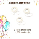 Kit de tiras para decoración de globos, guirnalda de arco, tira de cinta para globos de 32 pies, 20 clips de flores, herramienta para atar, 300 puntos de pegamento para fiesta, Baby Shower - SACASUSA