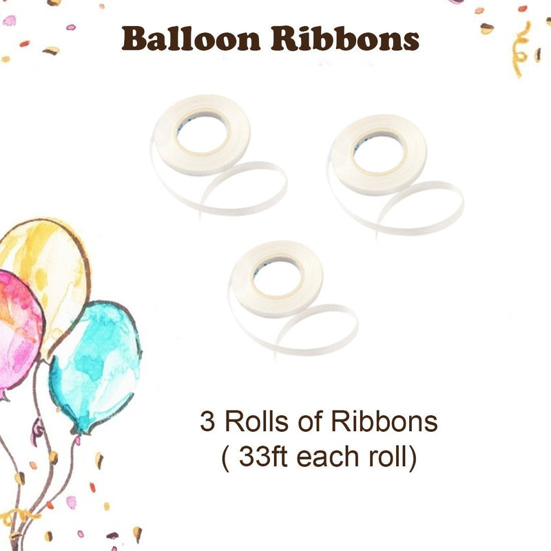 Kit de tiras para decoración de globos, guirnalda de arco, tira de cinta para globos de 32 pies, 20 clips de flores, herramienta para atar, 300 puntos de pegamento para fiesta, Baby Shower - SACASUSA