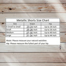 Manzana Verde Brillante Botá­n Metálico Elástico Aspecto mojado Chico Caliente Mini Shorts Disfraz de Halloween Gimnasio Danza Rave Roller Derby Chicas chico Mujeres SML - SACASUSA