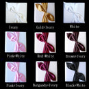 Nudo de amor nupcial, lazo de satén, Álbum de fotos, accesorios de boda, regalos, favores, marfil, blanco, negro, marrón, rojo, rosa, Borgoña, fotografá­a de vino - SACASUSA