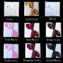 Nudo de amor nupcial, lazo de satén, Álbum de fotos, accesorios de boda, regalos, favores, marfil, blanco, negro, marrón, rojo, rosa, Borgoña, fotografá­a de vino - SACASUSA