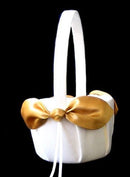 Nudo de amor nupcial, lazo de satén, cesta de flores para niña, accesorios de boda, marfil, blanco, negro, marrón, rojo, rosa, Borgoña, vino, hermosa cinta - SACASUSA