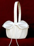 Nudo de amor nupcial, lazo de satén, cesta de flores para niña, accesorios de boda, marfil, blanco, negro, marrón, rojo, rosa, Borgoña, vino, hermosa cinta - SACASUSA