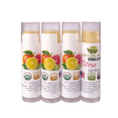 Paquete de 4 bálsamos labiales orgánicos certificados por USDA. Cavegirl Mine Sabor a naranja cá­trica orgánica vegana Hecho en EE. UU. Libre de parabeno. Reparar labios secos y agrietados - SACASUSA