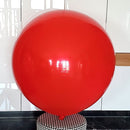 Paquete de 5 unidades de 36 pulgadas, color rojo macarrón, globos de látex gigantes gruesos, baby shower, género, revelación, cumpleaños, boda, compromiso, aniversario, decoraciones - SACASUSA