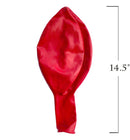 Paquete de 5 unidades de 36 pulgadas, color rojo macarrón, globos de látex gigantes gruesos, baby shower, género, revelación, cumpleaños, boda, compromiso, aniversario, decoraciones - SACASUSA