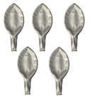 Paquete de 5 unidades redondas de 36 pulgadas, color plateado, para Halloween, globos gigantes de látex gruesos, baby shower, género, revelación, cumpleaños, boda, compromiso, decoración de fiesta - SACASUSA