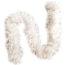 Paquete de 6 piezas de color rosa claro, lavanda, morado, verde menta, blanco, peso ligero, 45 gramos cada boas de plumas de pavo Chandelle, recuerdos de fiesta de cumpleaños para niños - SACASUSA