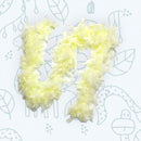 Paquete de 6 piezas Macaron Pastel Rosa Naranja Azul Bebé Púrpura Verde Peso ligero 45 gramos cada boas de plumas de pavo Chandelle 6 pies de largo - SACASUSA