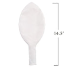 Paquete redondo de 36 pulgadas, 6 unidades, colores mezclados, globos gigantes de látex gruesos para Halloween, Baby Shower, género, revelación, decoración para fiesta de cumpleaños, boda - SACASUSA