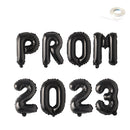 PROM 2023 -Globos con letras gigantes de 40 pulgadas Decoraciones de Nochevieja Fiesta de graduación Graduación Oro rosa Plata Negro Rosa intenso Globo azul Banner - SACASUSA