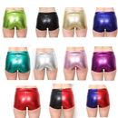 Shiny Metallic Dance Booty Stretchy Bootie Boy Hot Shorts Spankies Cheer Gym Dance Voleibol Rave Roller Derby Chicas Mujeres atléticas SML - SACASUSA